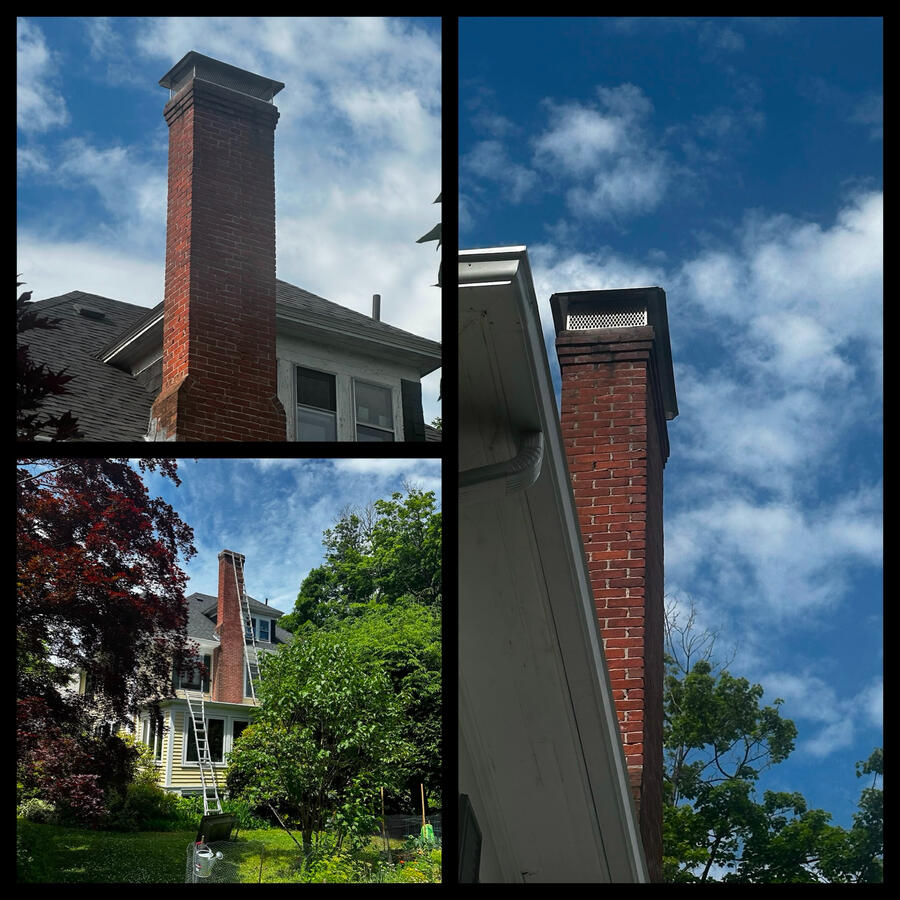 Custom Stainless Steel Rain Cap for Tall Chimney